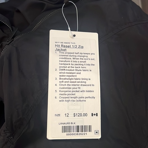 Lululemon Cropped Jacket - Size 12 - Picture 3 of 3